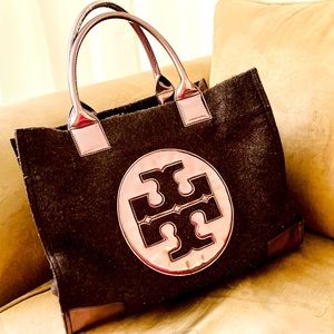Tory Burch Large Bronze Expandable Tote
